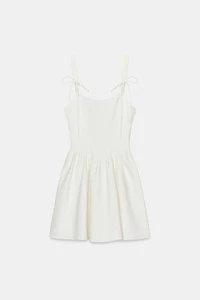 CORSET-STYLE VOLUMINOUS DRESS