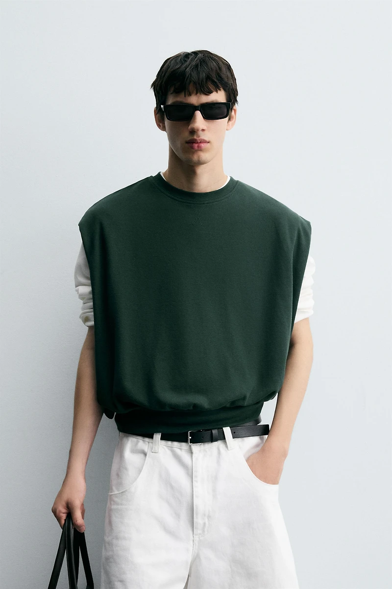PIQUÉ TEXTURE INTERLOCK VEST