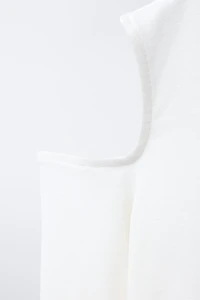 CUT OUT TURTLENECK T-SHIRT