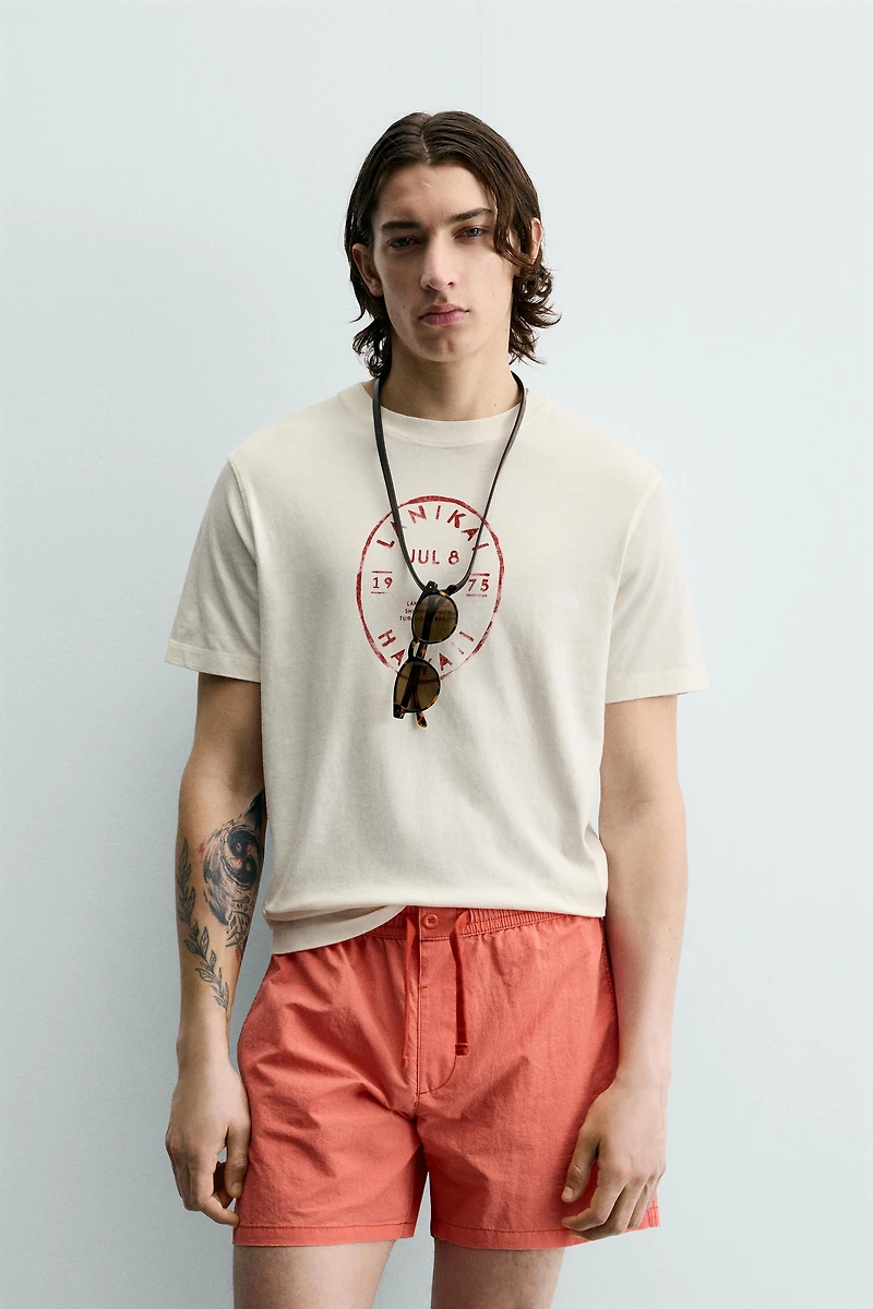 T-SHIRT GRAPHIQUE HAWAII