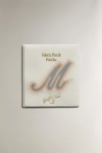 COTTON LETTER M PATCH