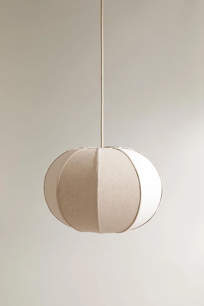 SMALL LINEN PENDANT LAMP