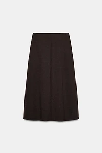 ASYMMETRIC MIDI SKIRT