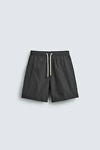 PLAID LONG SWIMSUIT