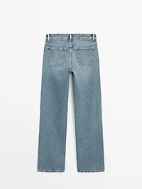 Jean straight taille basse