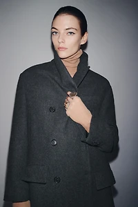 LONG OVERSIZED COAT ZW COLLECTION