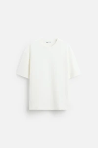 RELAXED FIT STRUCTURED T-SHIRT