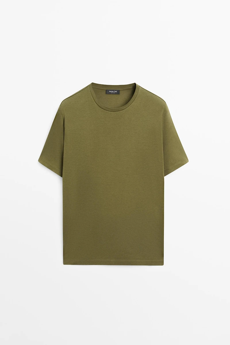 T-shirt à manches courtes en coton mélangé