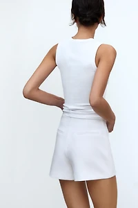 JUPE-CULOTTE ASYMÉTRIQUE