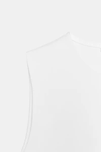TOP CROPPED EN COTON