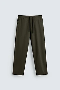COTTON-LINEN RELAXED FIT PANTS