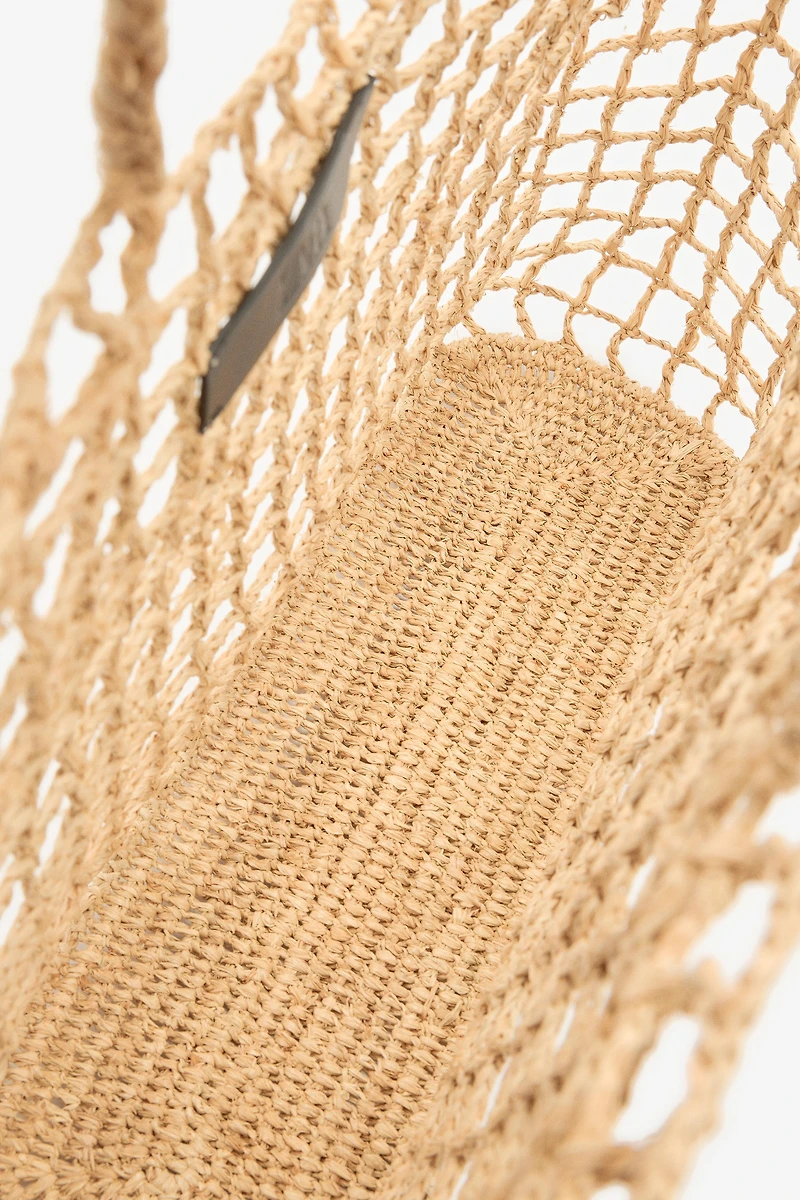 LIMITED EDITION RAFFIA MAXI SHOPPER