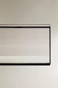 JEWELRY BOX WITH BLACK METAL BORDER