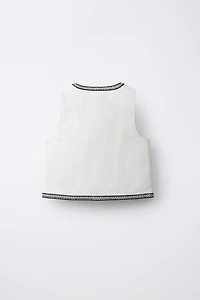 EMBROIDERED VEST