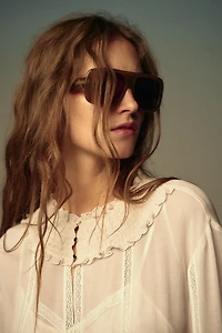 BELTED COTTON GAUZE DRESS