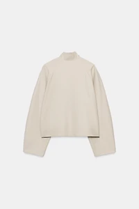 ZW COLLECTION ZIPPERED BOMBER JACKET