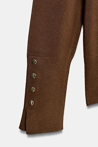 BASIC PLAIN KNIT SWEATER