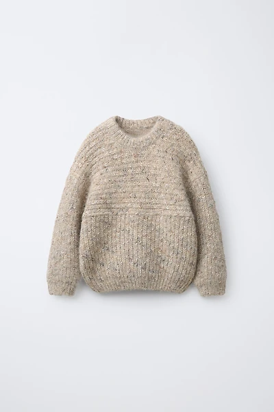 WOOL BLEND KNIT JUMPER