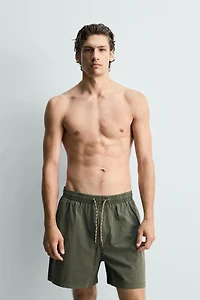 WASHED EFFECT LONG SWIMSUIT