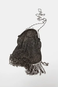 MINI SAC SEAU EN MAILLE MÉTALLIQUE