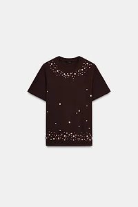 SHORT SLEEVE PEARL T-SHIRT