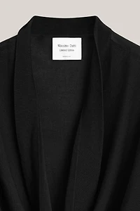 Silk blend top with cowl neckline - LIMITED EDITION