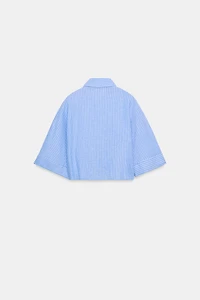 KNOTTED LINEN SHIRT