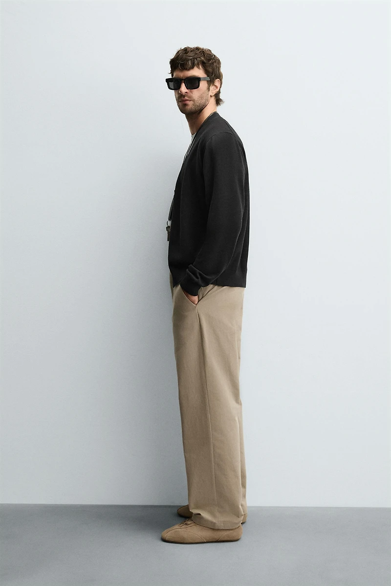 STRAIGHT FIT CHINO PANTS