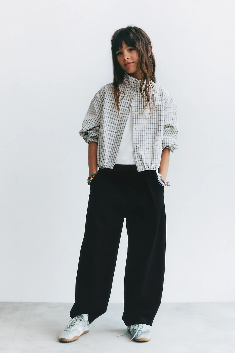 CRISS-CROSS WAIST PANTS