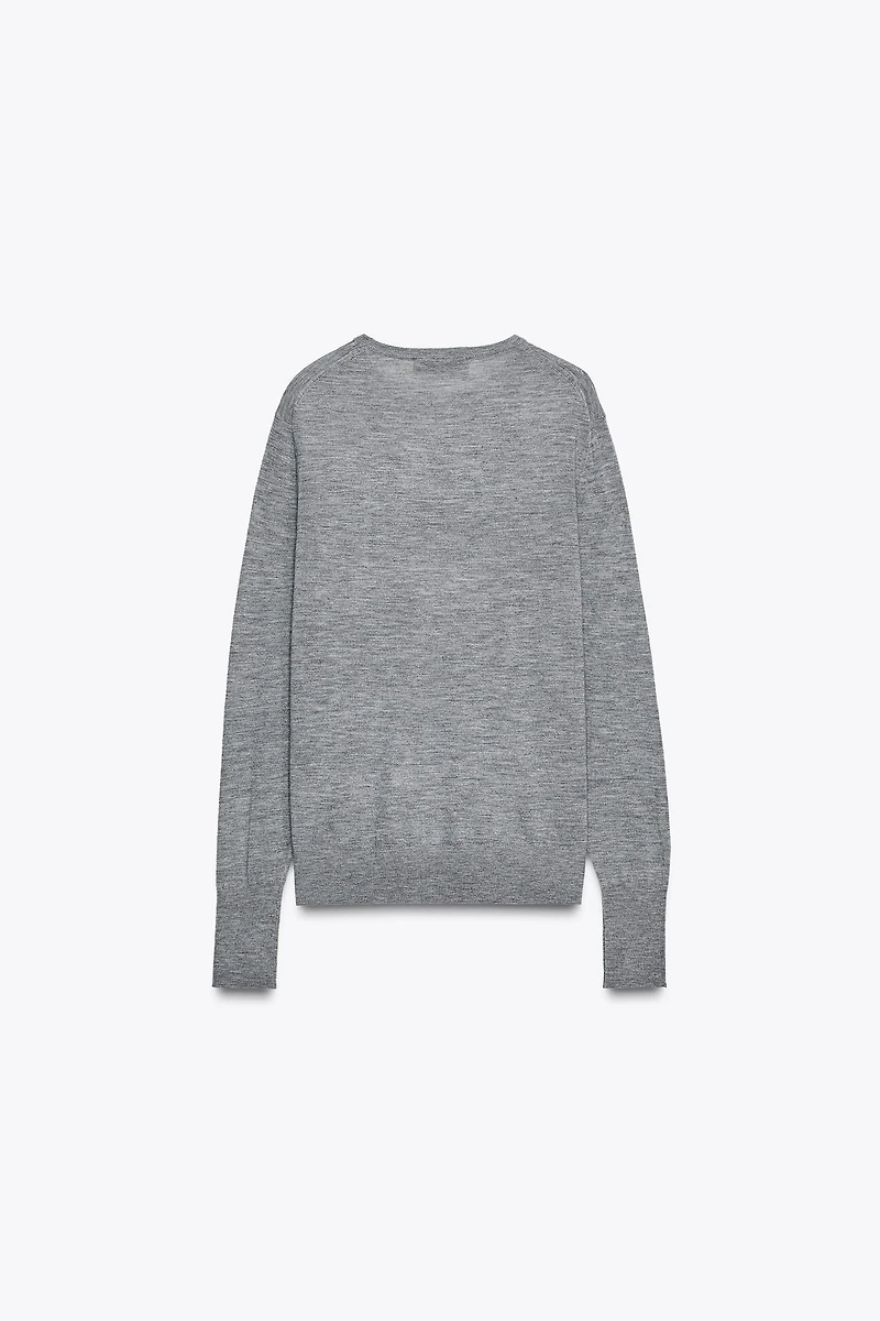 100% EXTRAFINE CASHMERE SWEATER