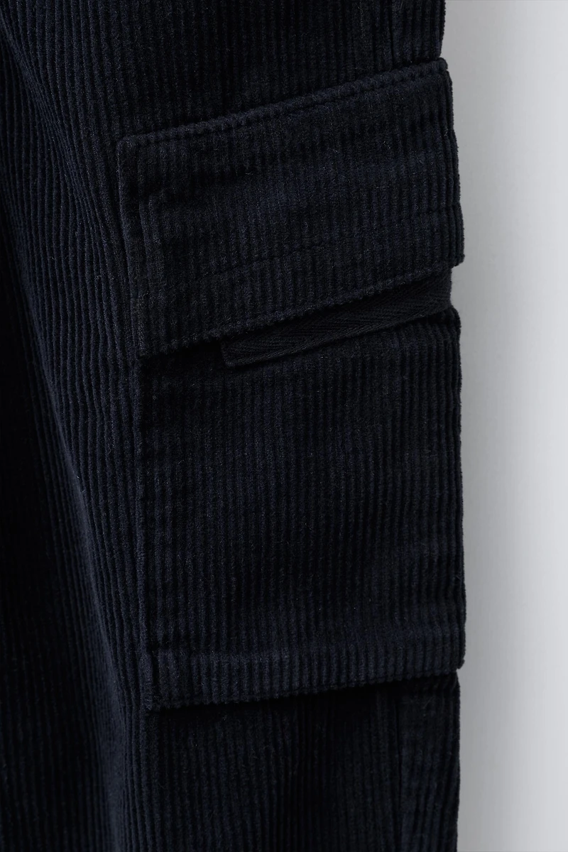 CORDUROY CARGO PANTS