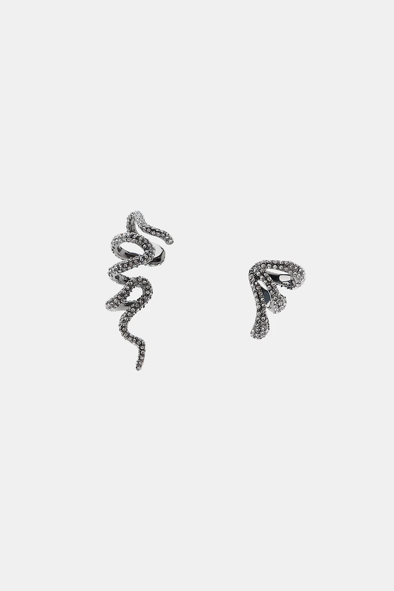 PACK OF 2 SPARKLY EAR CUFF EARRINGS