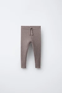LEGGING EN MAILLE CÔTELÉE