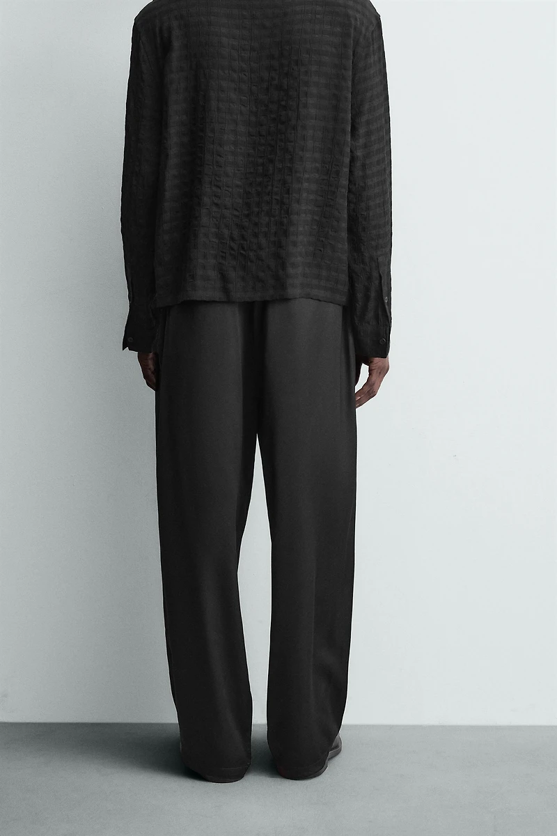 PANTALON JOGGING FLUIDE À TAILLE ÉLASTIQUE