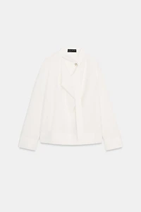 TIE-NECK SHIRT