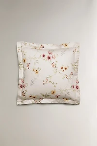 TAIE D’OREILLER SATIN IMPRIMÉ FLEUR