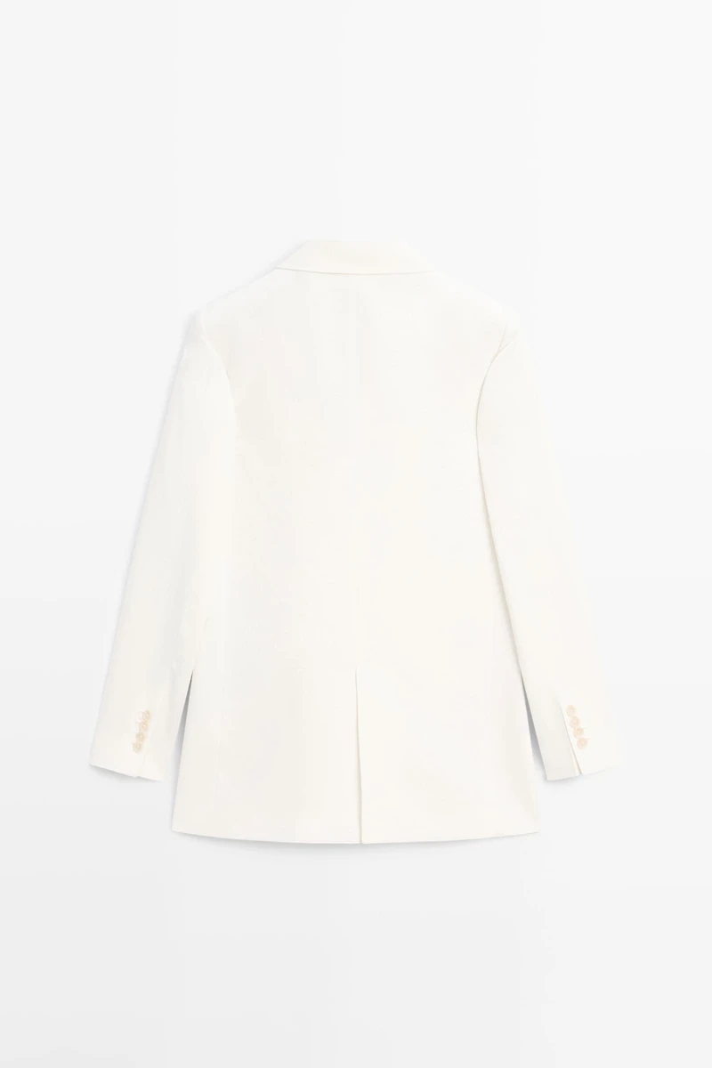 100% linen oversize blazer