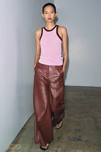 KNIT HALTER TOP