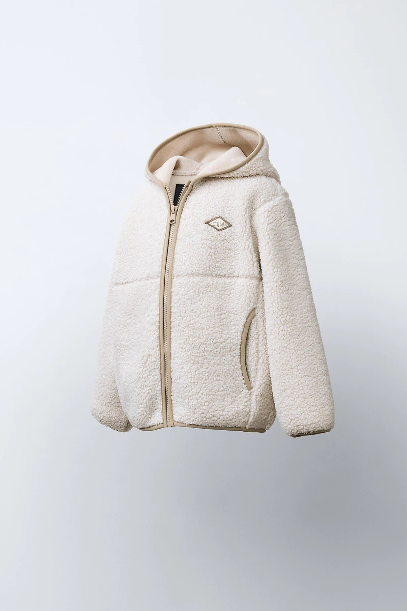 HOODED FLEECE JACKET