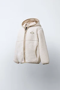 HOODED FLEECE JACKET
