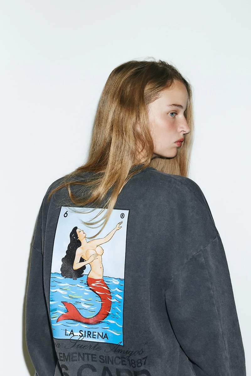 DON CLEMENTE® WASHED EFFECT SWEATSHIRT
