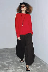TEXTURED VOLUME PANTS ZW COLLECTION