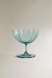 WAVY GLASS ICE-CREAM CUP