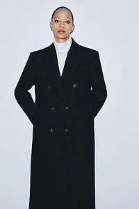 WOOL BLEND COAT ZW COLLECTION LIMITED EDITION