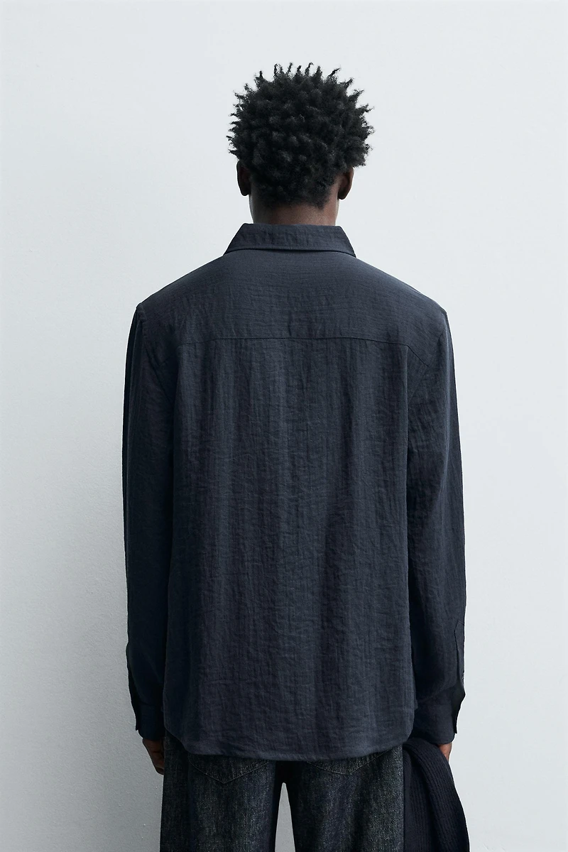 CHEMISE FLUIDE COUPE DÉCONTRACTÉE