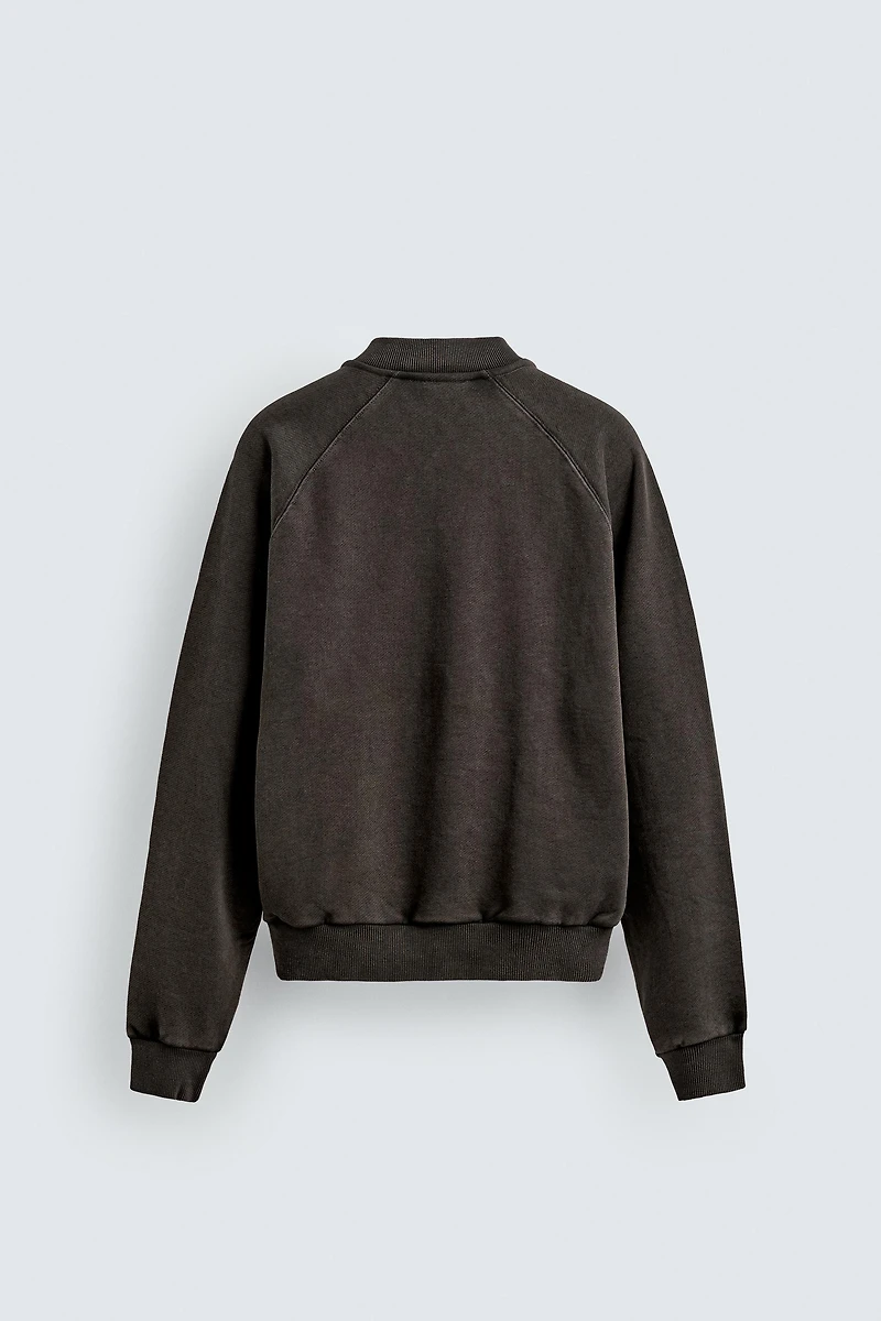 WASHED BOMBER JACKET