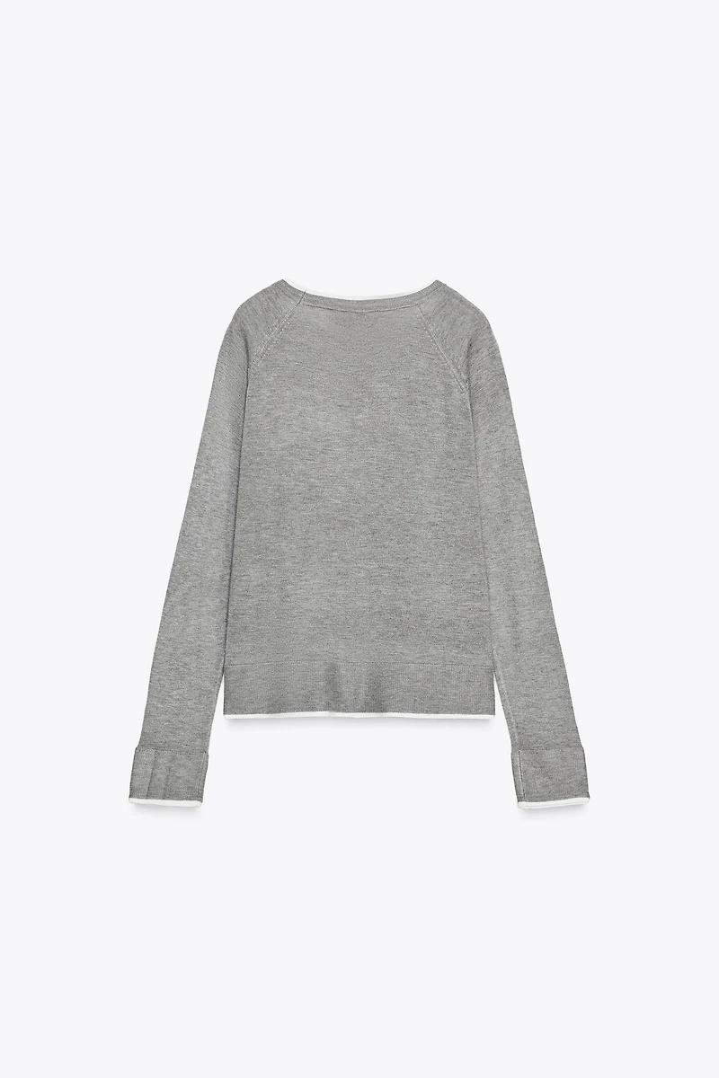 DOUBLE KNIT SWEATER