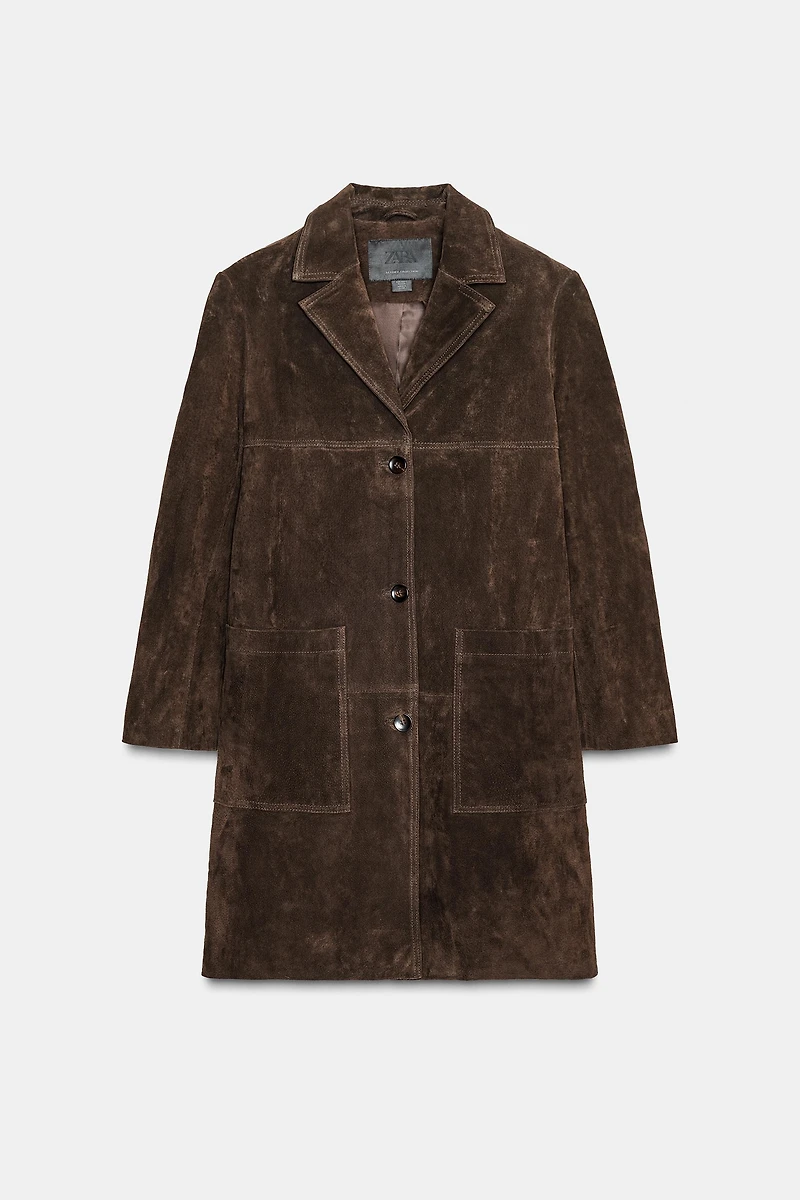 100% SUEDE COAT ZW COLLECTION LIMITED EDITION