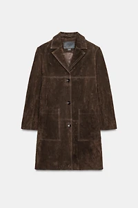 100% SUEDE COAT ZW COLLECTION LIMITED EDITION