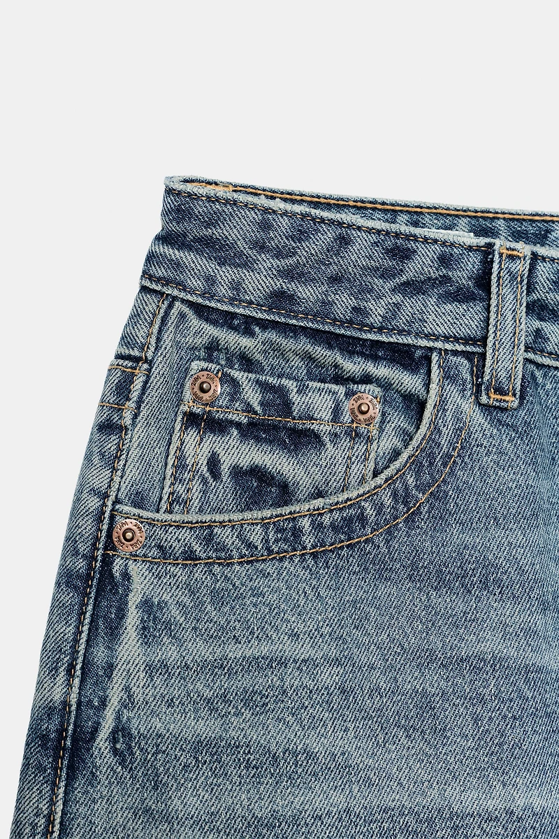 TRF MID-RISE BAGGY JEANS